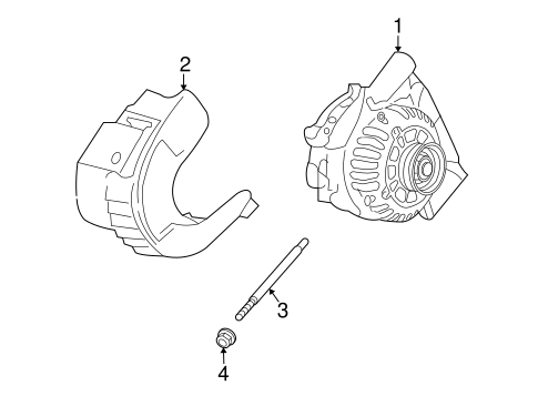 Alternator for 2005 Mercury Montego #0