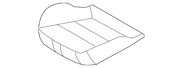 93192516 Деталь SEAT CUSHION PAD, RIGHT