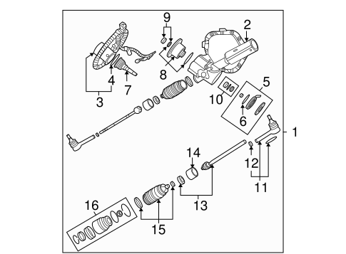 Silverado 2500 HD REAR STEERING COMPONENTS 2