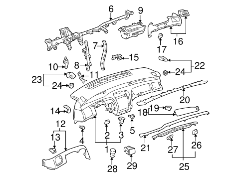 HVAC/AUTOMATIC TEMPERATURE CONTROLS for 2000 Toyota Avalon #2
