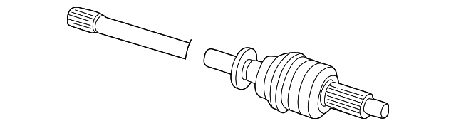 TDB104080 Деталь AXLE SHAFT ASSY, RIGHT