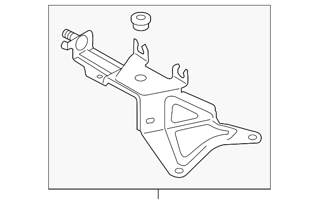 32010137 Деталь ABS PUMP ASSY MOUNT BRACKET