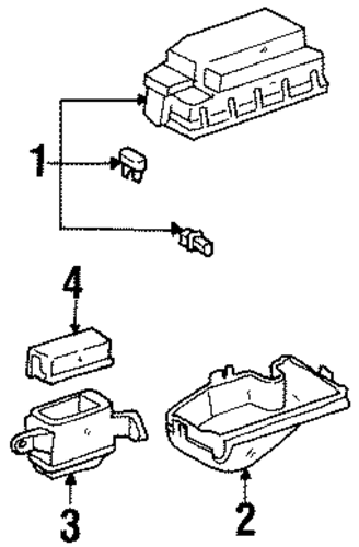 ELECTRICAL/ELECTRICAL COMPONENTS for 1996 Toyota Paseo #1