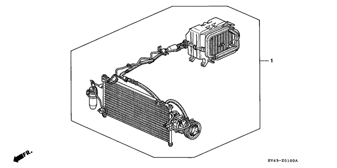 BODY / AIR CONDITIONING/KIT for 1995 Honda ACCORD SEDAN #1