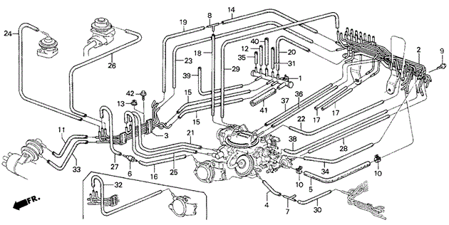 Carburetor Tubing (1) for 1987 Honda Civic #0