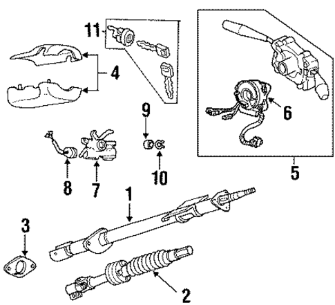 Steering Column - Honda (8-97333-406-1) Steering Column - Honda (8-97333-406-1)