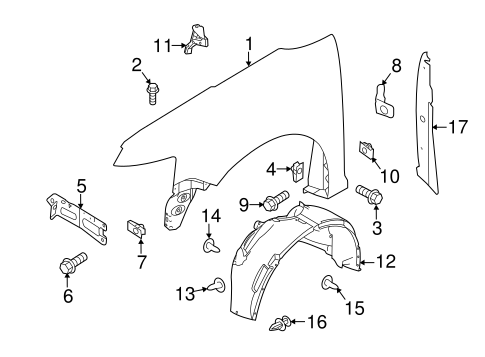 Body/Fender & Components for 2013 Ford Flex #1