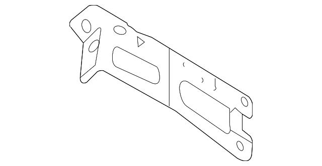 DG1Z-16A143-B FENDER FRONT BRACKET, LEFT