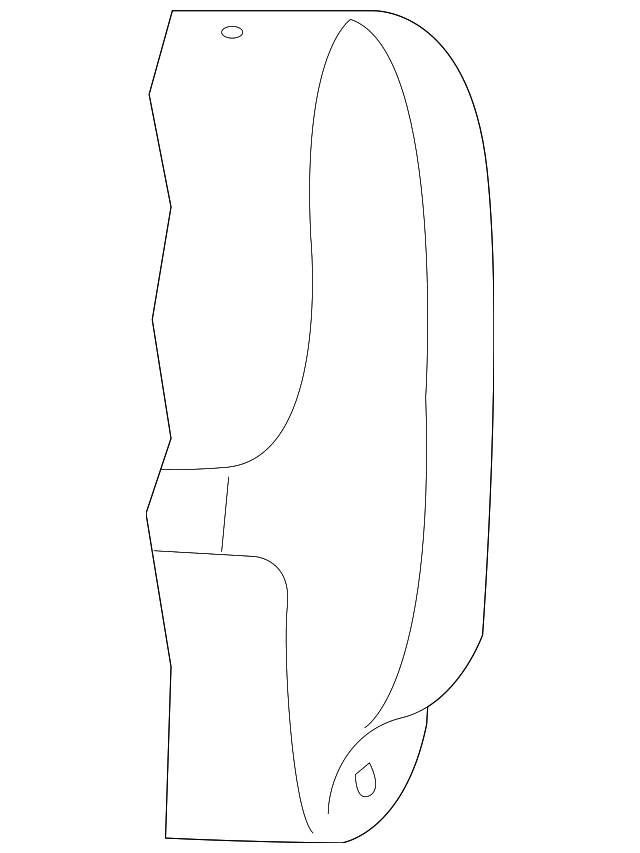 HVA000240 Деталь SEAT BACK PAD, LEFT