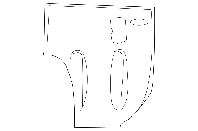 HTF500200 Деталь SEAT BACK FRAME, LEFT