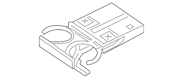 HXR000010PUY Деталь CUP HOLDER