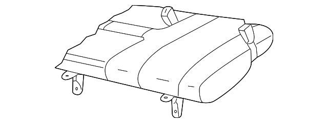 HPA500380PUY Деталь CUSHION COVER, RIGHT