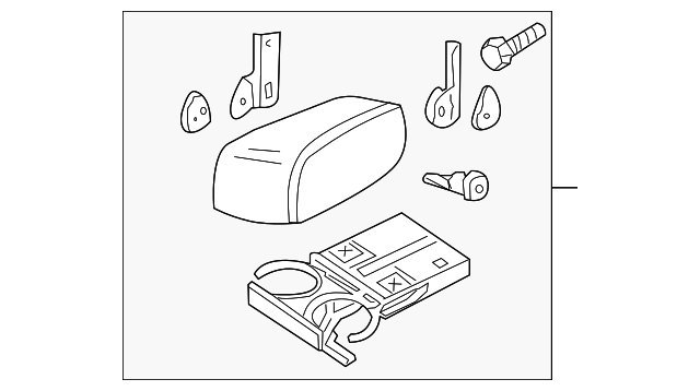 HLJ500230PUY Деталь ARMREST ASSY