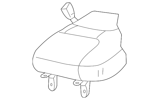 HPA500450PUY Деталь CUSHION COVER, LEFT