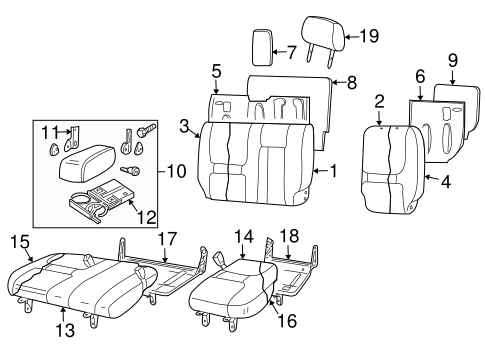 Freelander REAR SEAT COMPONENTS
