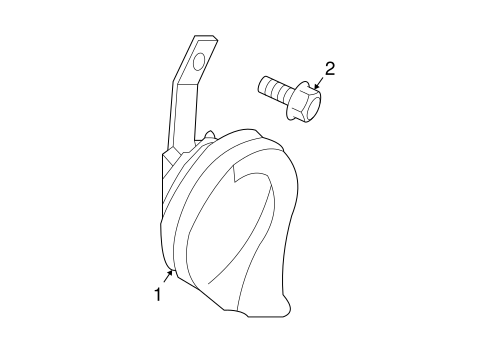Electrical/Horn for 2013 Nissan Altima #2