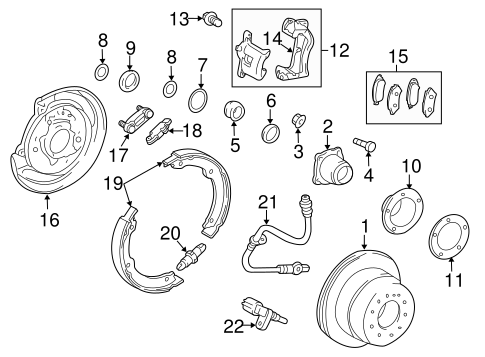 BRAKES/PARKING BRAKE for 2015 Toyota Land Cruiser #1
