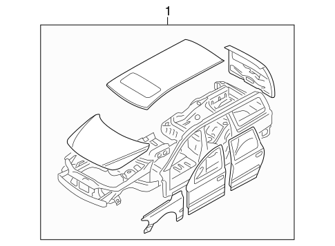 V70 BODY SHELL