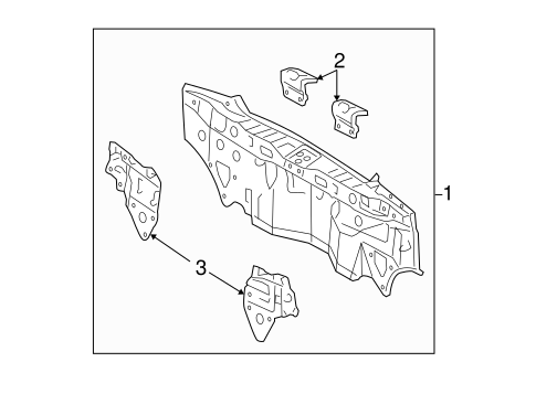 BODY/REAR BODY for 2013 Toyota Yaris #1