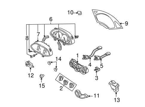 Electrical/Switches for 2001 Ford Focus #1
