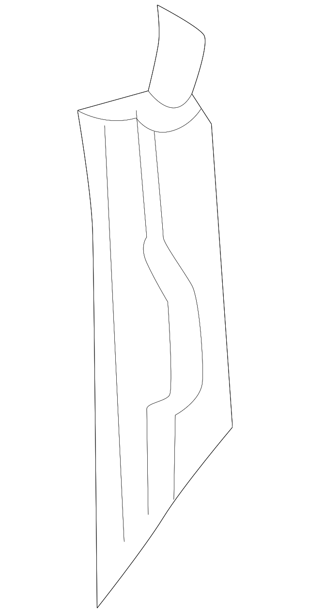 4325718 Деталь GUIDE RAIL, LEFT