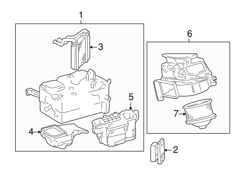 HVAC/HEATER for 2004 Toyota MR2 Spyder #1