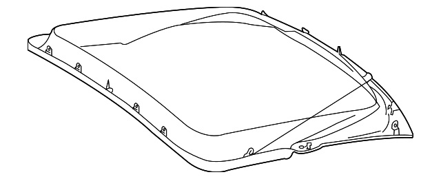 C2P17577PVJ Деталь BACK GLASS TRIM