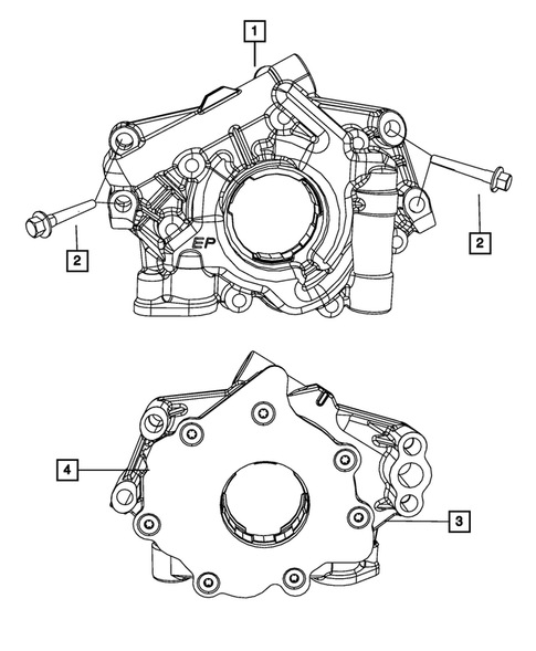Engine Oiling, Oil Pan and Indicator (Dipstick) for 2018 Dodge Challenger #1
