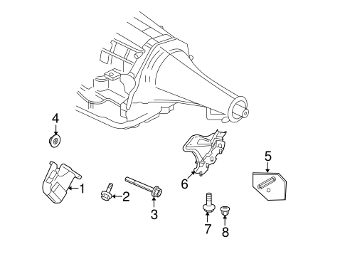 1500 ENGINE & TRANS MOUNTING