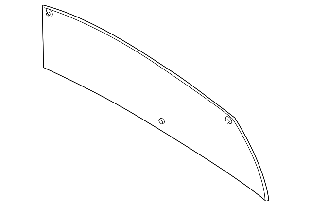 31386883 Деталь LIFT GATE GLASS