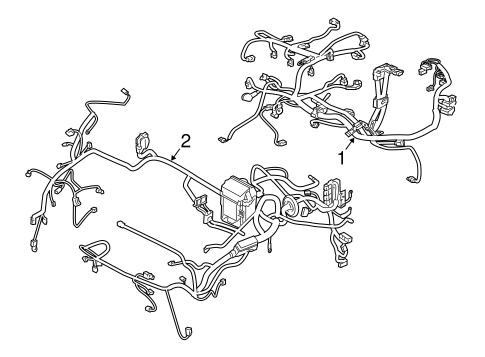 Electrical/Wiring Harness for 2014 Nissan Versa #1