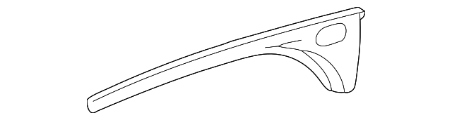 F6DZ-16155-A Деталь UPPER RAIL, LEFT