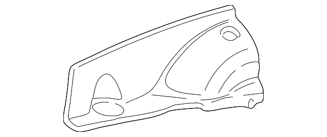 F6DZ-16055-B Деталь FRONT PANEL, LEFT
