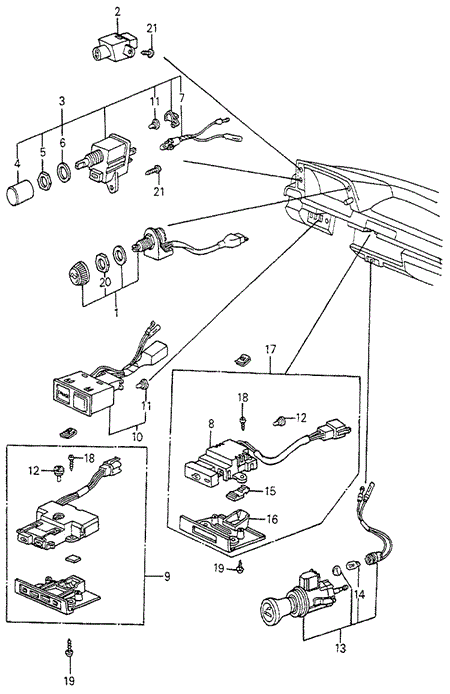Electrical/Exhaust/Heater/Fuel/Switch for 1982 Honda ACCORD HATCHBACK #1