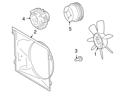 COOLING SYSTEM/COOLING FAN for 2015 Toyota 4Runner #1