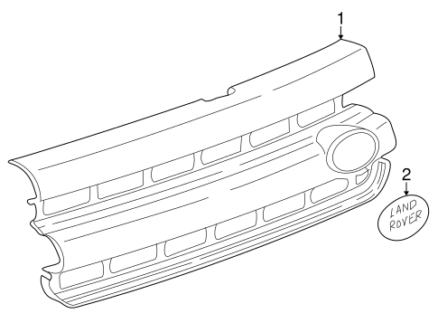 Freelander GRILLE & COMPONENTS