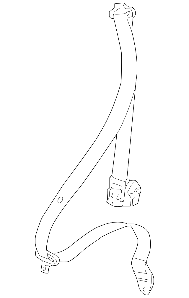 997-803-033-02-A23 Деталь BELT & RETRACTOR, LEFT