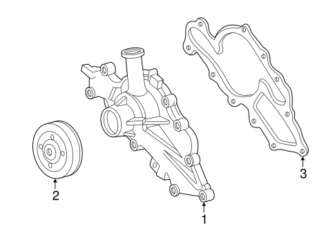 Cooling System/Water Pump for 2005 Ford Freestar #2