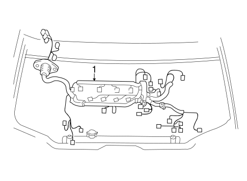 ELECTRICAL/WIRING HARNESS for 2005 Toyota Highlander #1