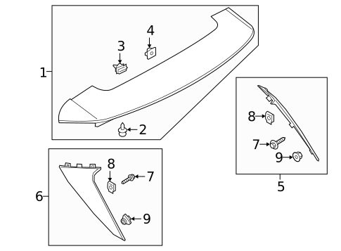 Spoiler for 2021 Ford Escape #0