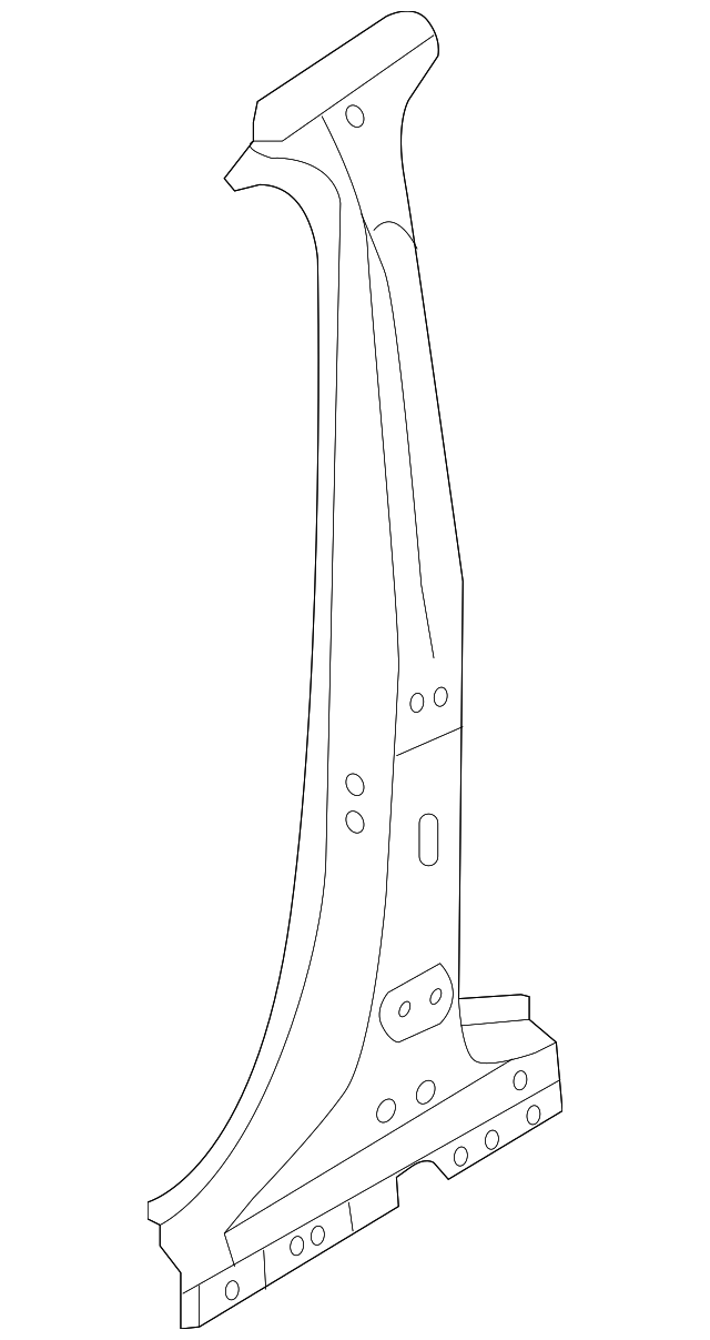 31416348 Деталь PILLAR REINF, LEFT