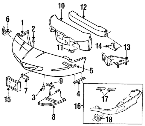 Firebird BUMPER & COMPONENTS - FRONT
