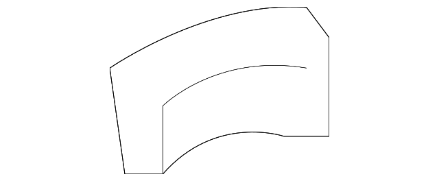 6G1Z-5410182-B Деталь ROCKER MOLDING RETAINER, LEFT