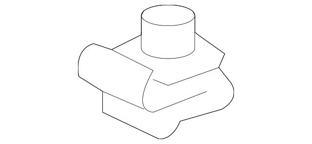 6G1Z-5410182-A Деталь ROCKER MOLDING RETAINER, LEFT