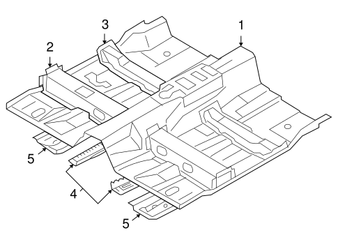 Floor & Rails for 2008 Volvo XC70 #0