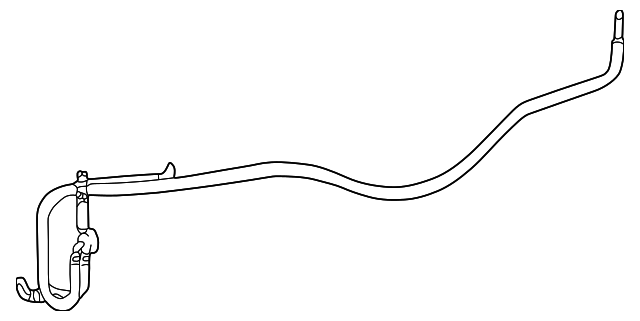 XW4Z13C100AA Деталь WASHER HOSE, RIGHT