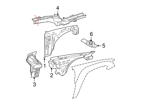 Grand Cherokee STRUCTURAL COMPONENTS & RAILS