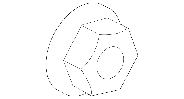 FY110057 OUTER BRACKET NUT, LEFT