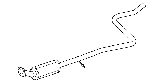 DV2Z-5230-A CENTER MUFFLER