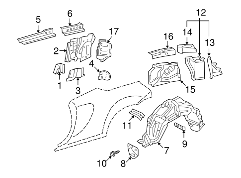 BODY/INNER COMPONENTS for 2002 Toyota MR2 Spyder #1